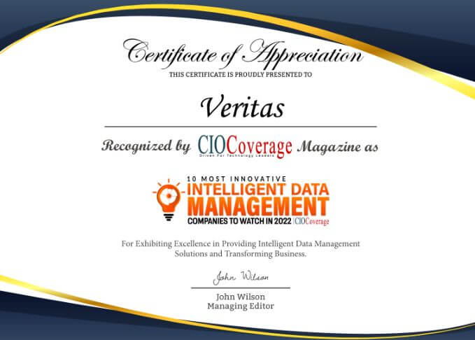 Veritas – The Leader in Enterprise Data Management – CIOCoverage ...