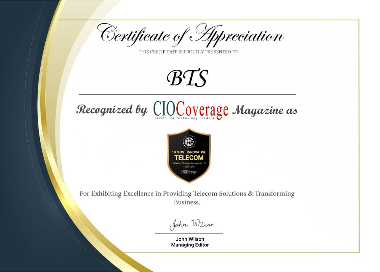 BTS – Inspired by Technology – CIOCoverage- Driven for Technology Leaders